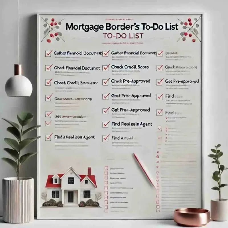 Mortgage borrower to do list checklist template - Eduyush