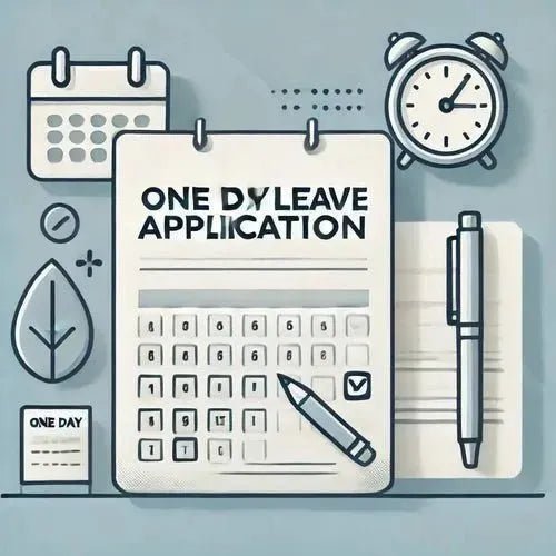 One Day Leave Application for office: 15+ Formats & Tips - Eduyush