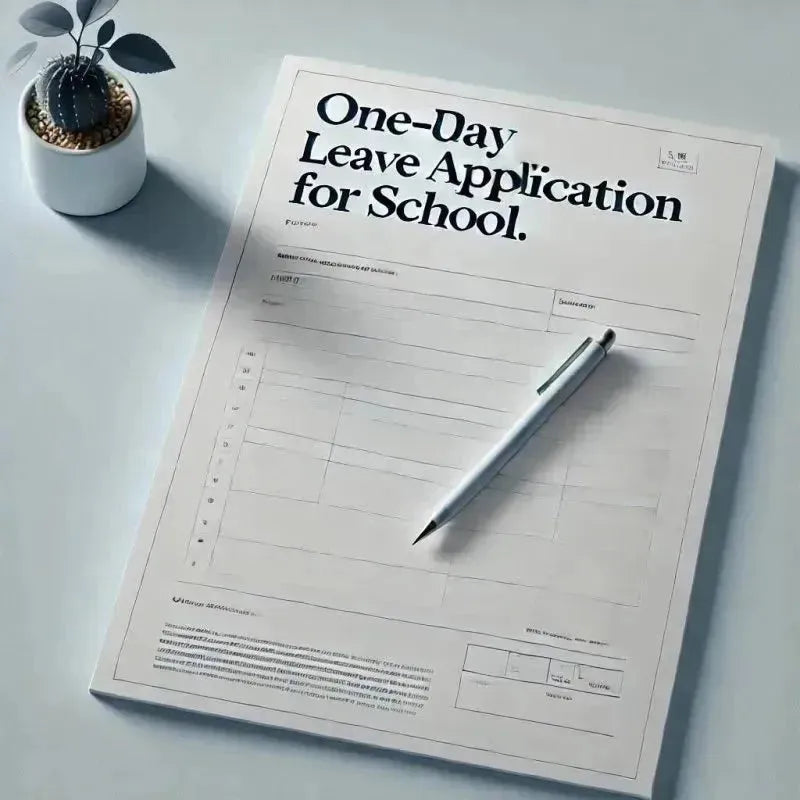 Application for Sick Leave – Formats 2026 – Eduyush