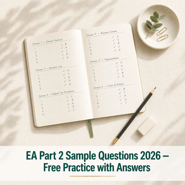 Enrolled Agent Exam Sample Questions: Part 2 Business