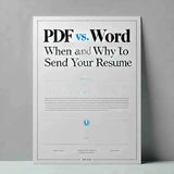 PDF vs. Word: When and Why to Send Your Resume - Eduyush