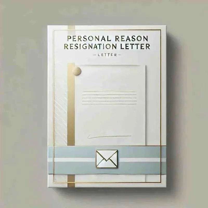 Personal Reason Resignation Letter 2025 - Templates - Eduyush