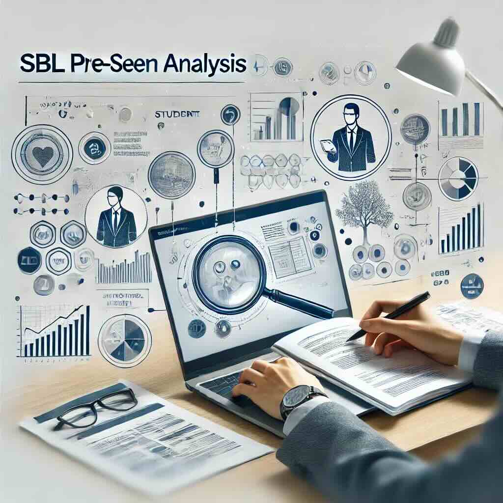 SBL pre-seen analysis
