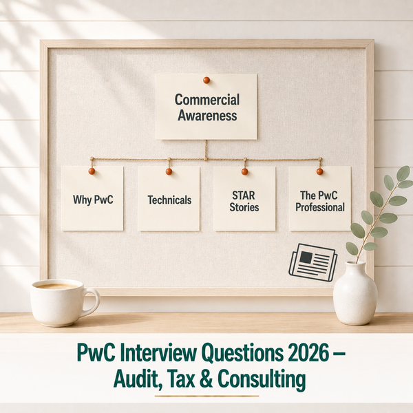 PwC Interview Questions & Answers 2026: Audit, Tax & Consulting