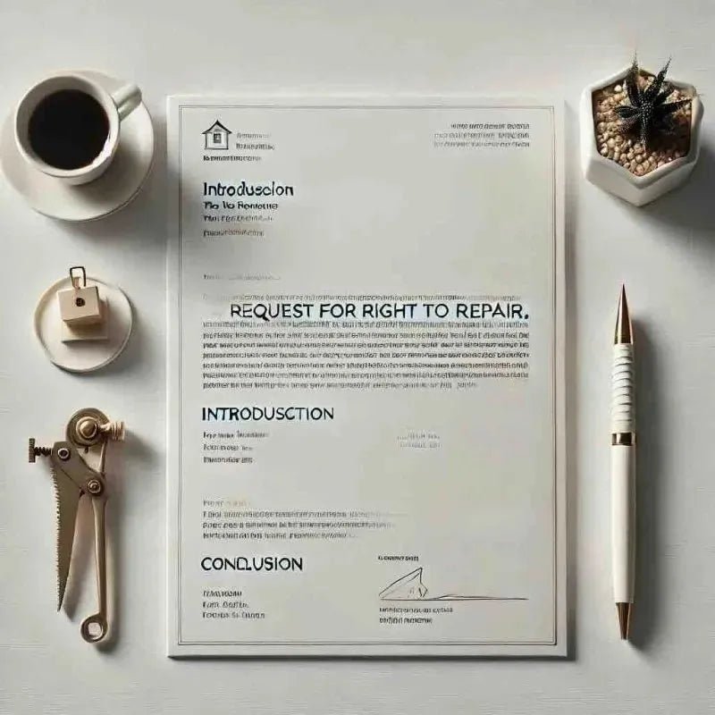 Sample letter asking for homeowner right to repair for insurance - Eduyush