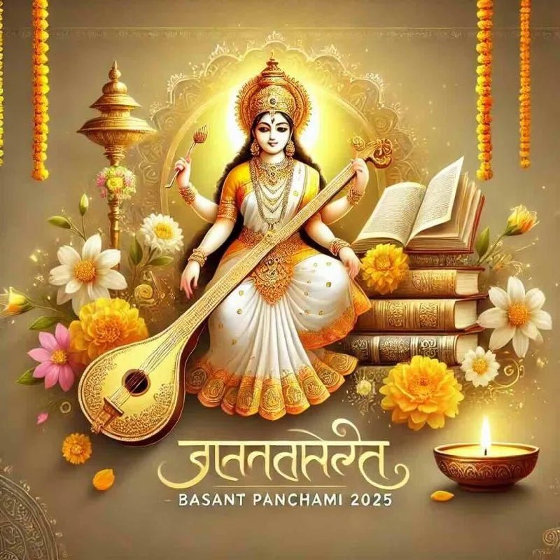 Saraswati Puja Basant Panchami Wishes for 2025 - Eduyush