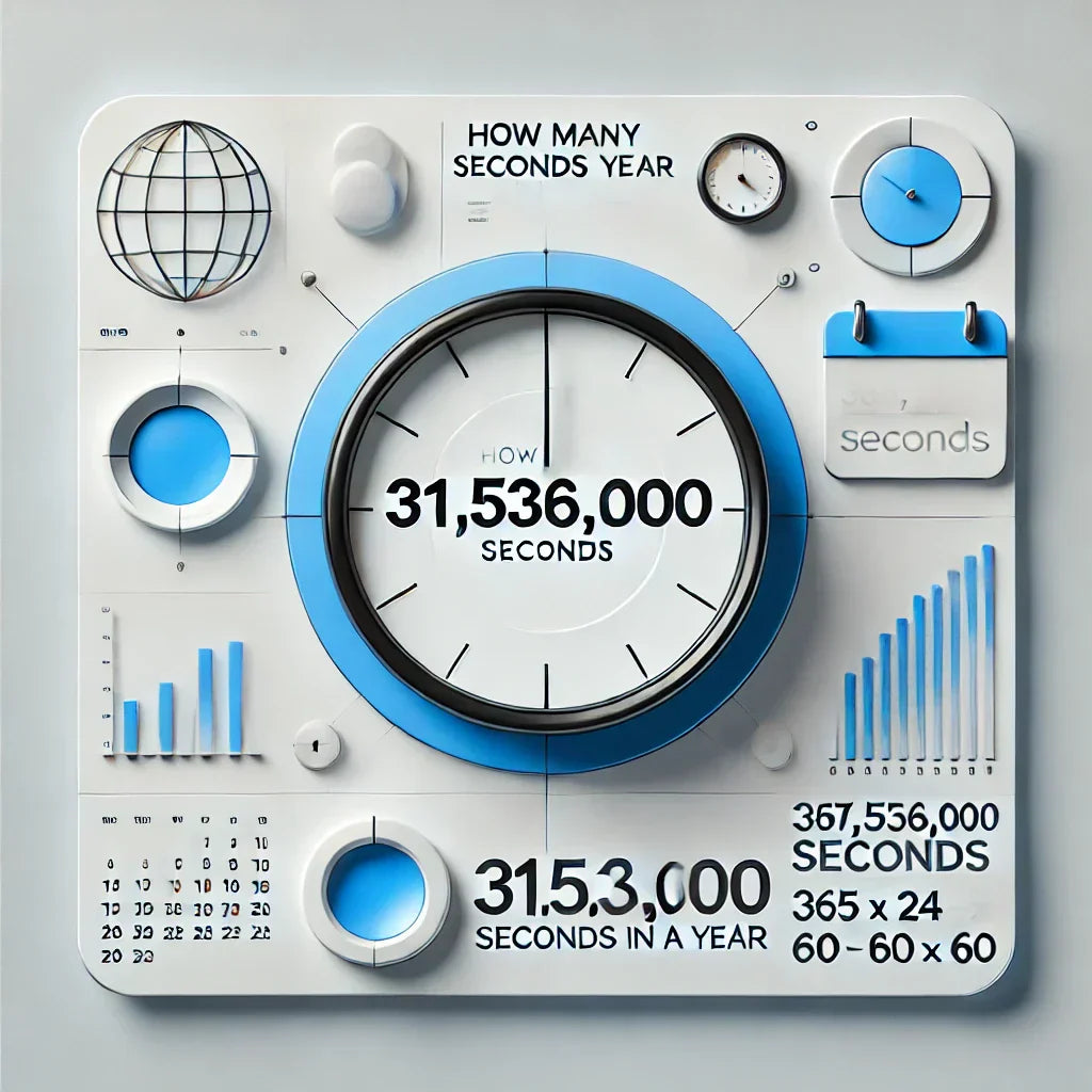 how many seconds in a year
