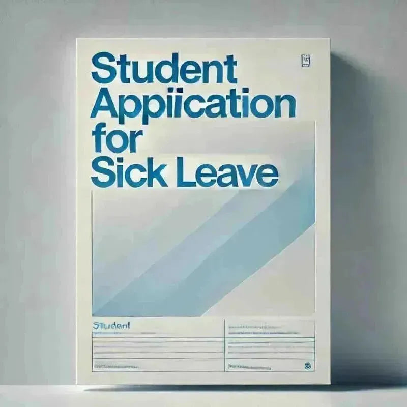 Student application for sick leave. Samples - Eduyush