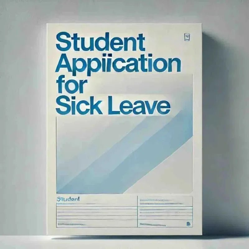 Student application for sick leave. Samples - Eduyush