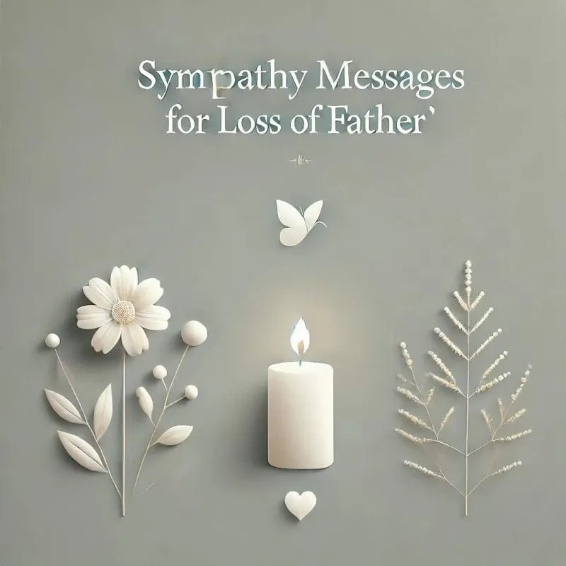 Sympathy Messages for Loss of Father. 150+ compassionate ways - Eduyush