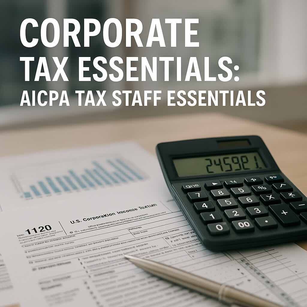 Corporate Tax Essentials: AICPA Tax Staff Essentials