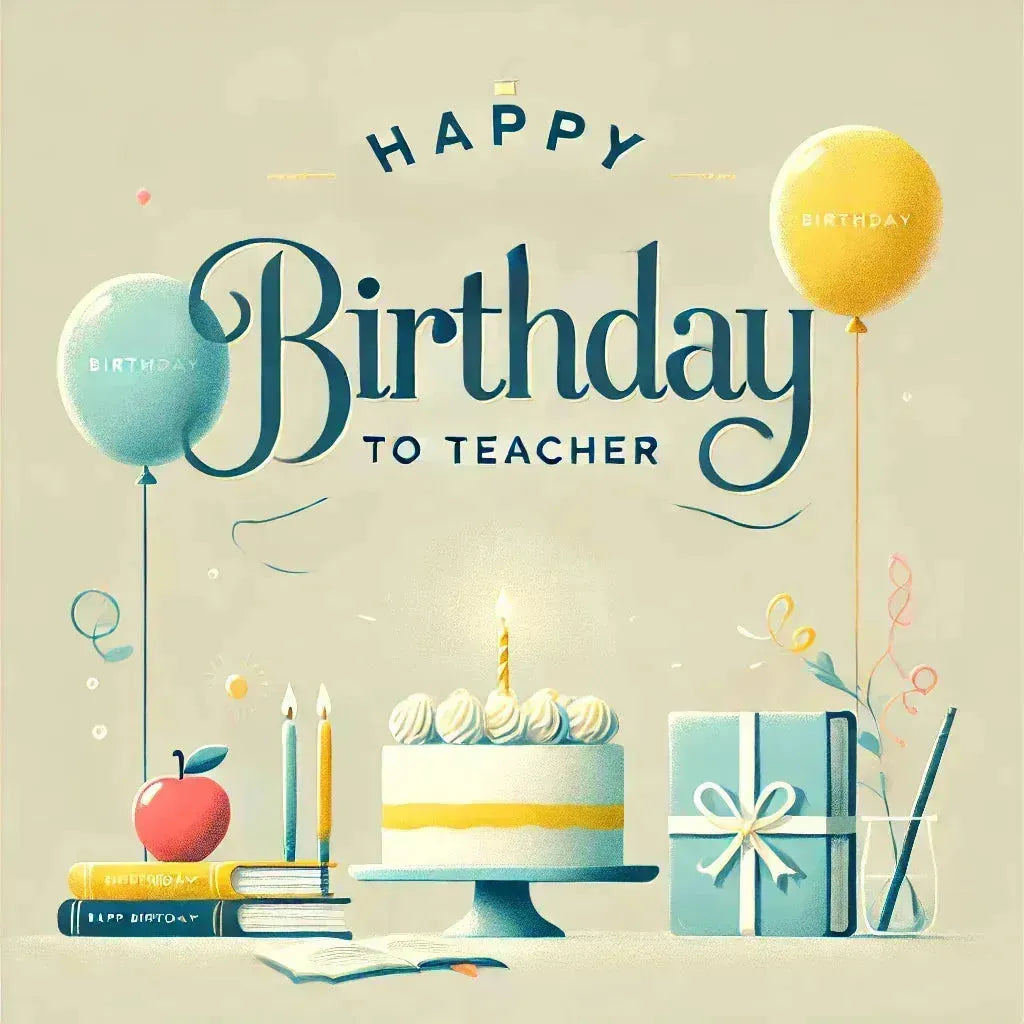 Birthday Wishes for Teacher. 150+ Ways to make it heartfelt - Eduyush