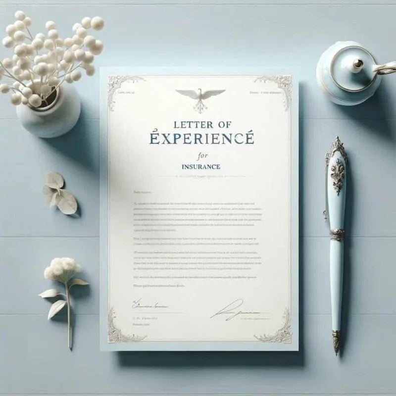 Letter of Experience Insurance – Unlock savings - Eduyush