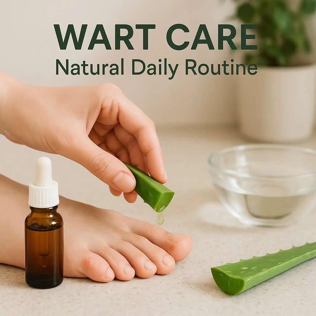 Wart Care: Natural Daily Routine - Eduyush