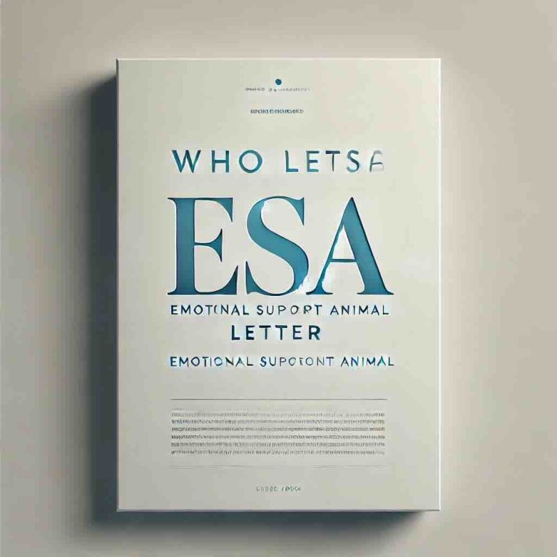 Who Can Write an ESA Letter? Guidelines &amp; State Laws - Eduyush