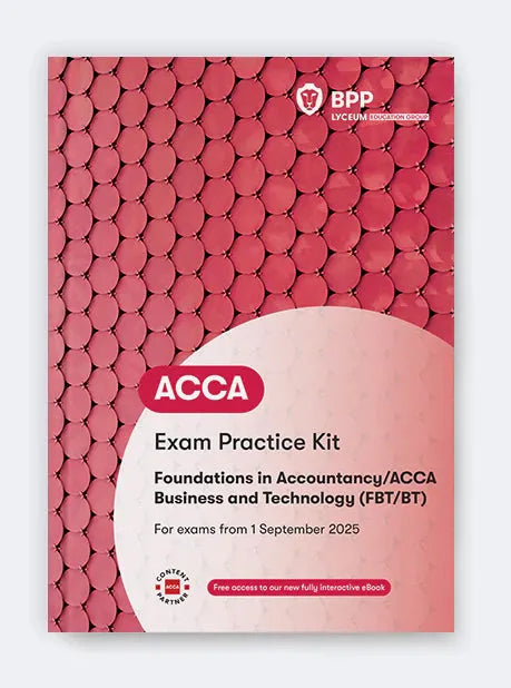 BPP ACCA FBT Reporting Exam Kit for April 2026 to Jun 2027 exams