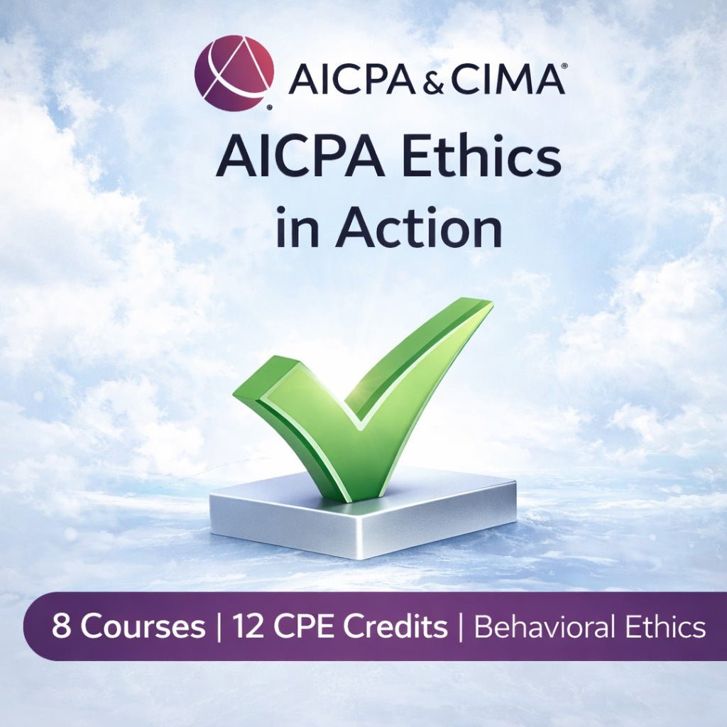 AICPA Ethics in Action | 12 CPE Credits Behavioral Ethics | 8 Courses - Eduyush
