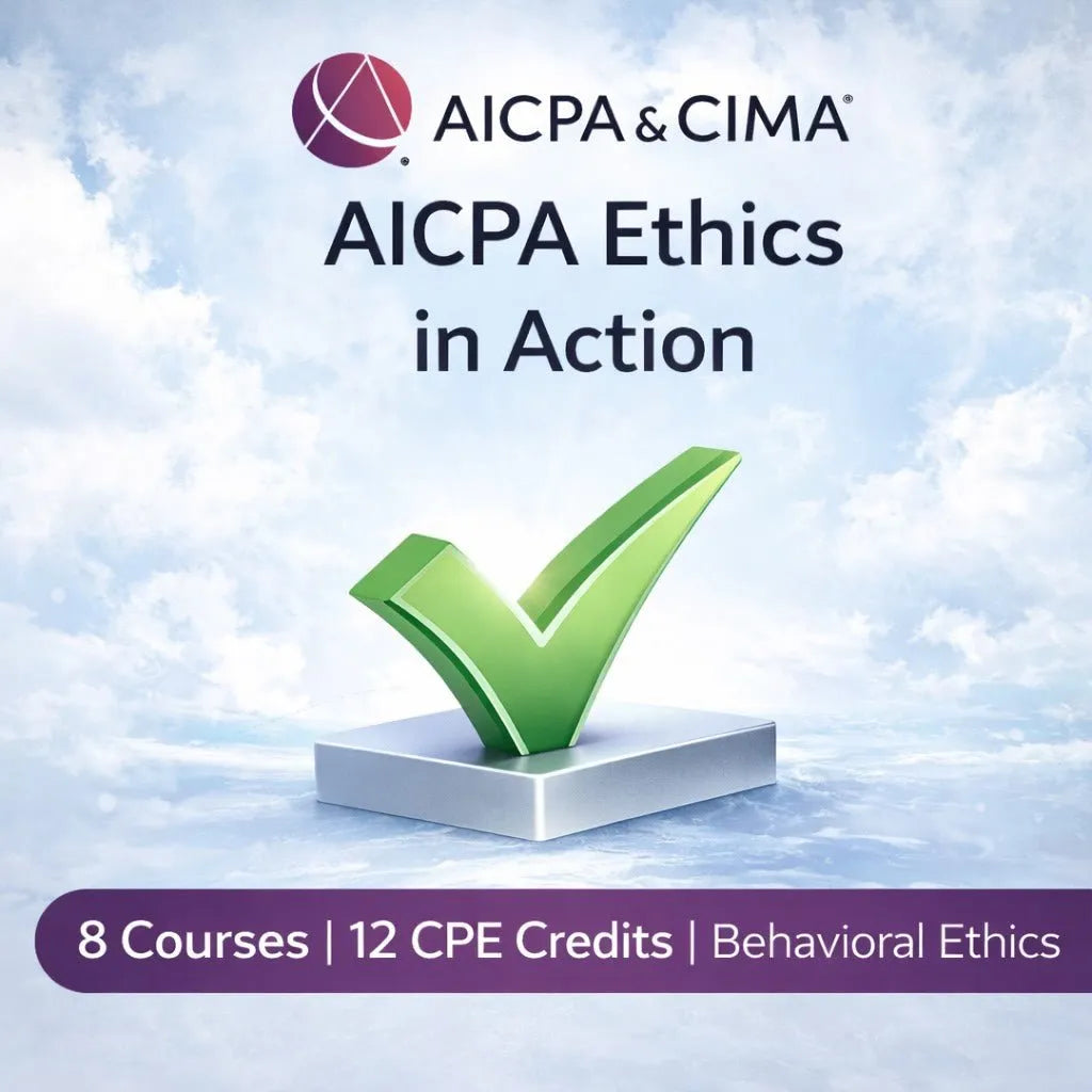 AICPA Ethics in Action | 12 CPE Credits Behavioral Ethics | 8 Courses - Eduyush