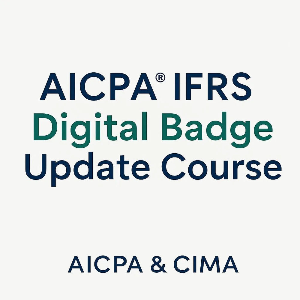 AICPA IFRS:IFRS® Certificate: Digital Badge Update Course - Eduyush