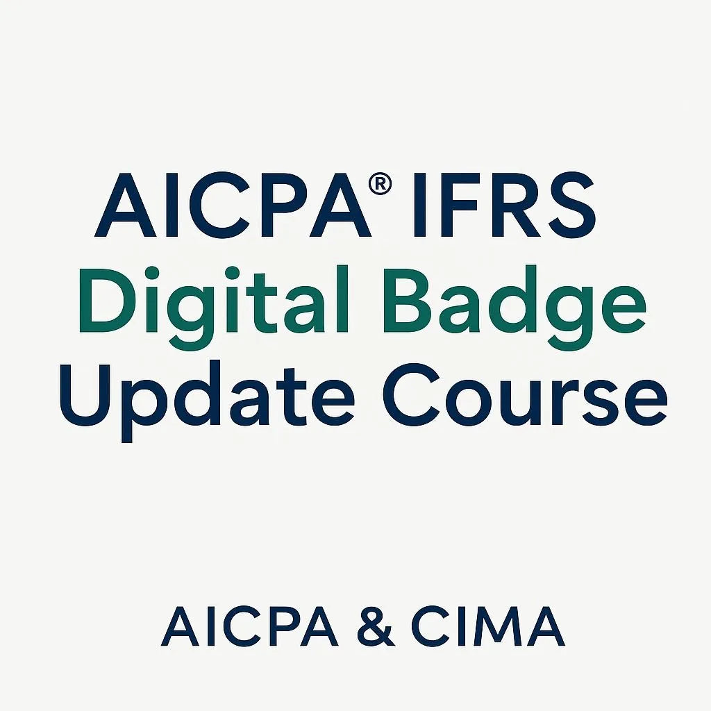 AICPA IFRS:IFRS® Certificate: Digital Badge Update Course - Eduyush