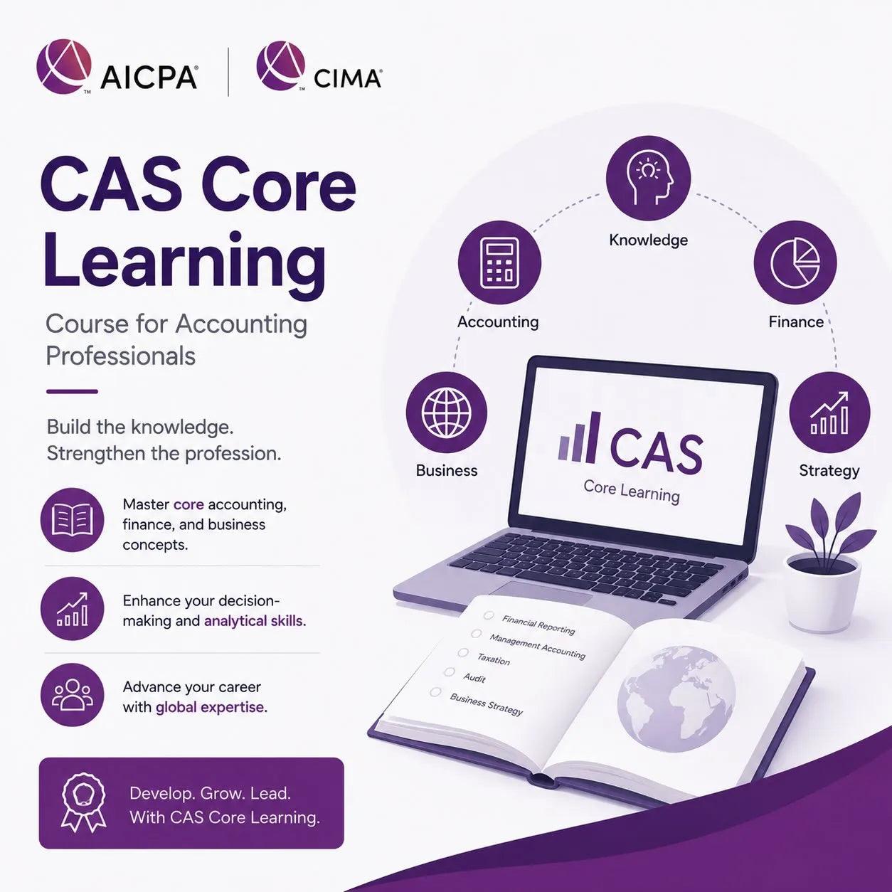 CAS Core Learning online CPE program with 94.5 CPE credits