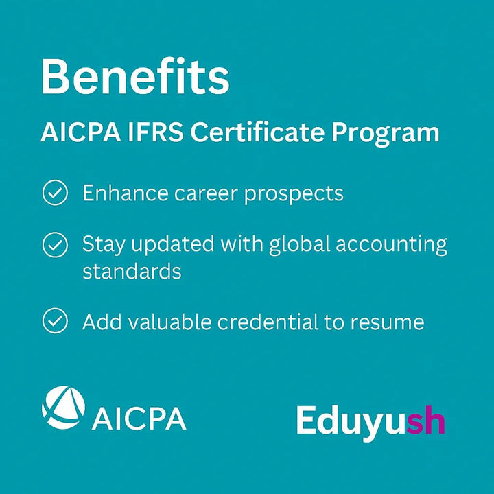 AICPA IFRS Certification program: Get Digitally Badged - Eduyush