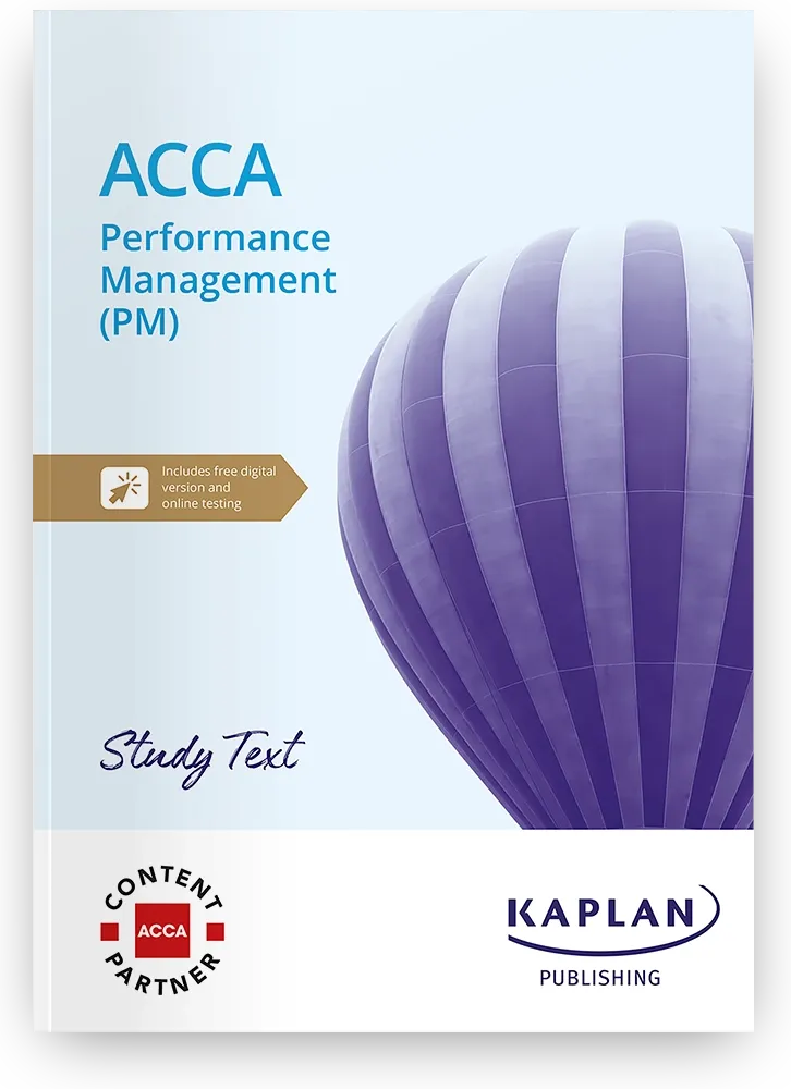ACCA PM KAPLAN study text