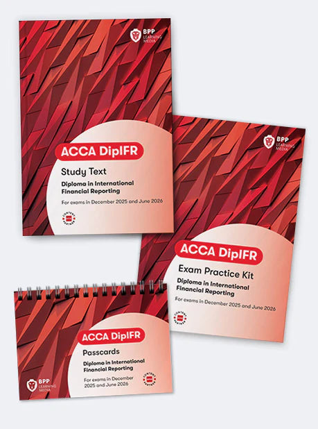BPP ACCA DIPIFR Printed Book. India Valid for Exams Dec 25 & Jun 26