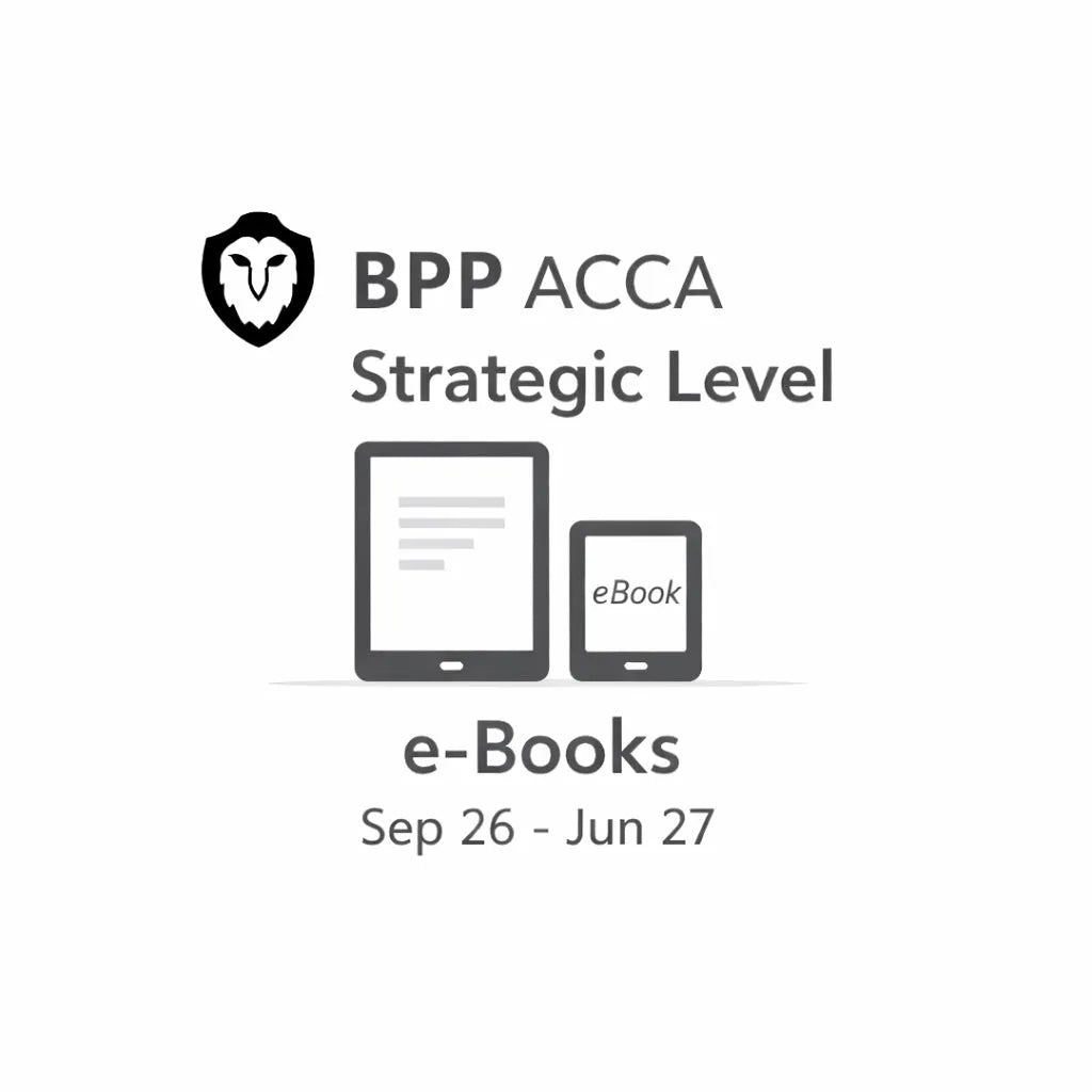 BPP ACCA Strategic Level books bundle cover – Course Book and Exam Kit for Sep 2026 to Jun 2027