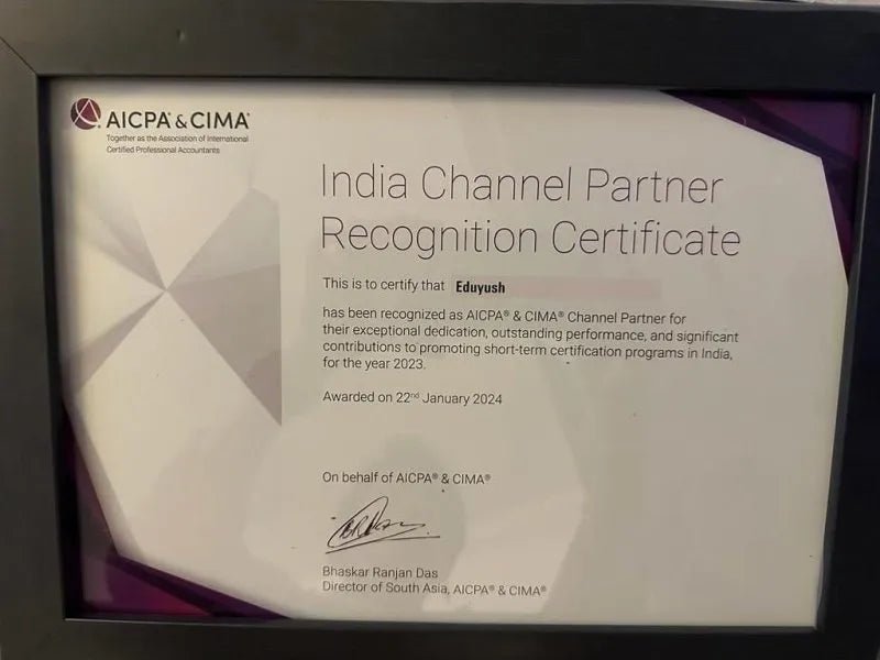 AICPA and CIMA. Controller II program course - Eduyush