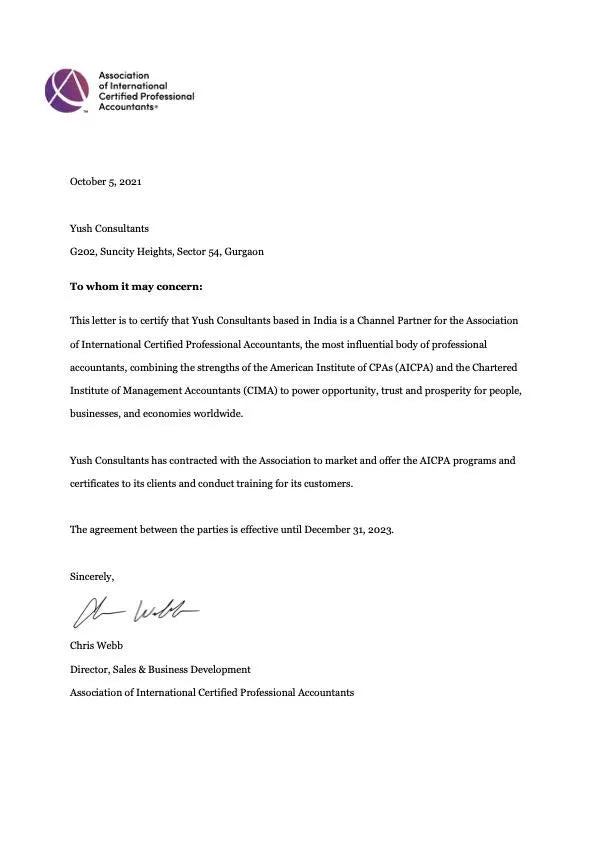 AICPA Data Processing and Analysis Certificate - Eduyush