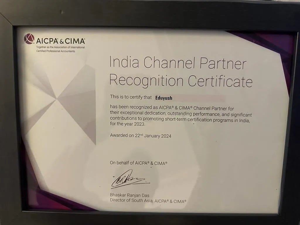 AICPA IFRS Certification program: Get Digitally Badged - Eduyush