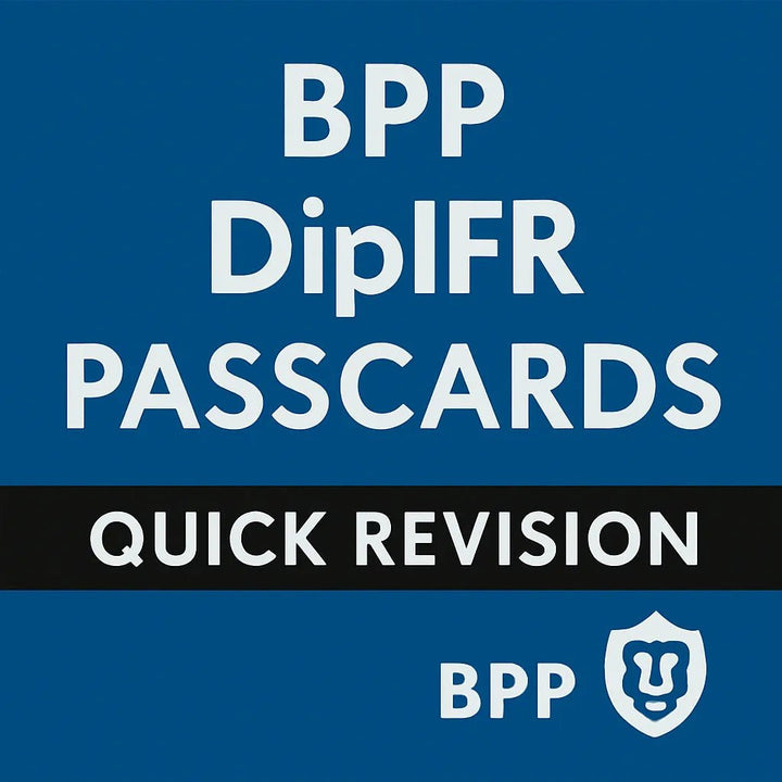 BPP DipIFR Passcards for IFRS Exams | Quick Revision - Eduyush